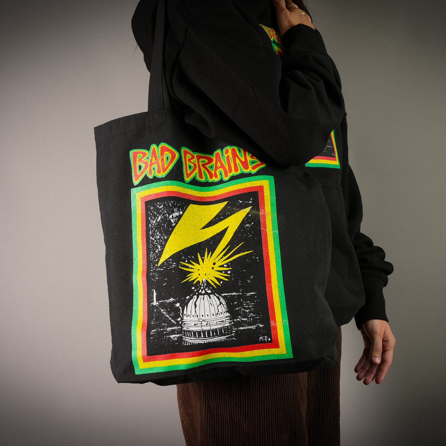 Capitol Strike Black Tote