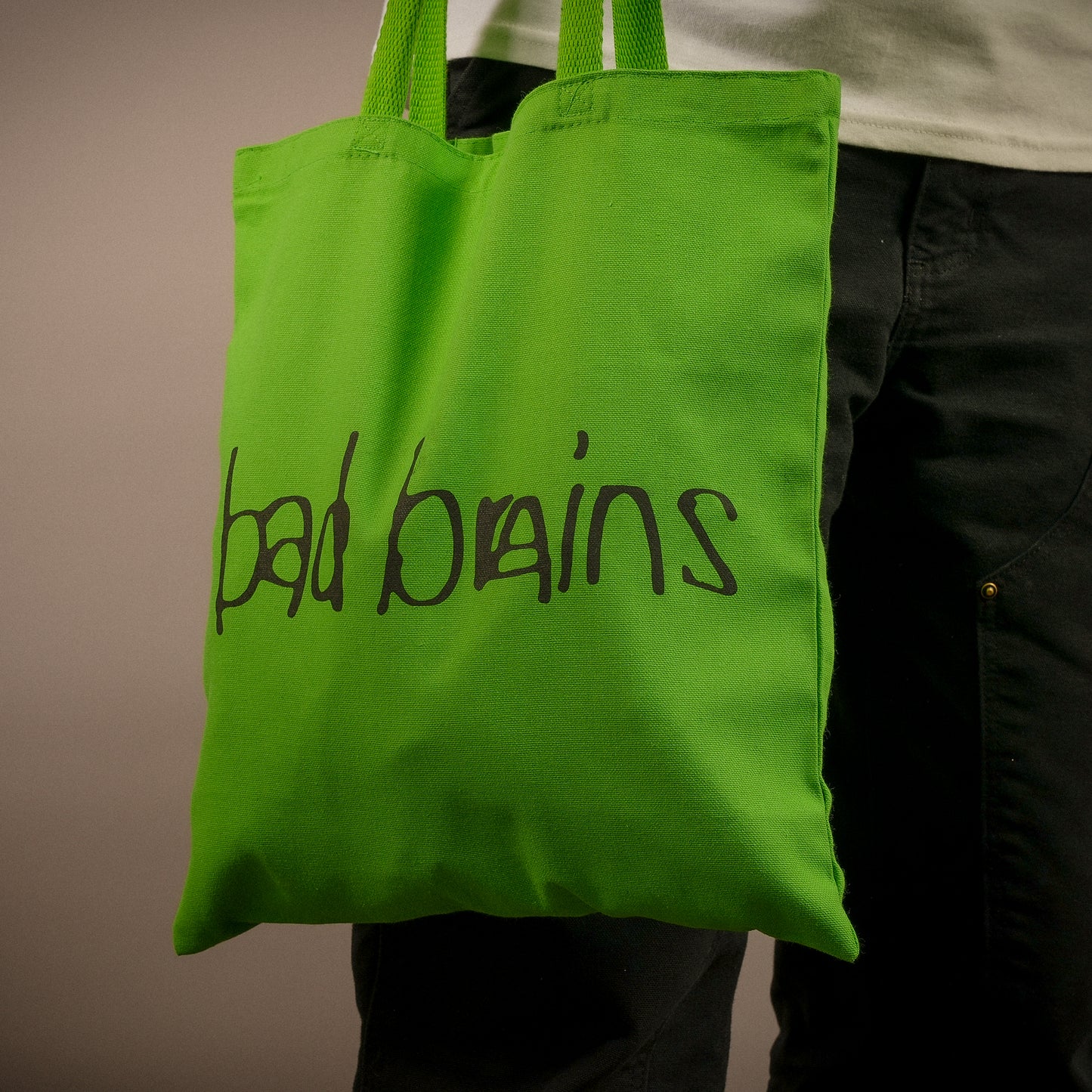 I Against I Logo Lime Green Tote