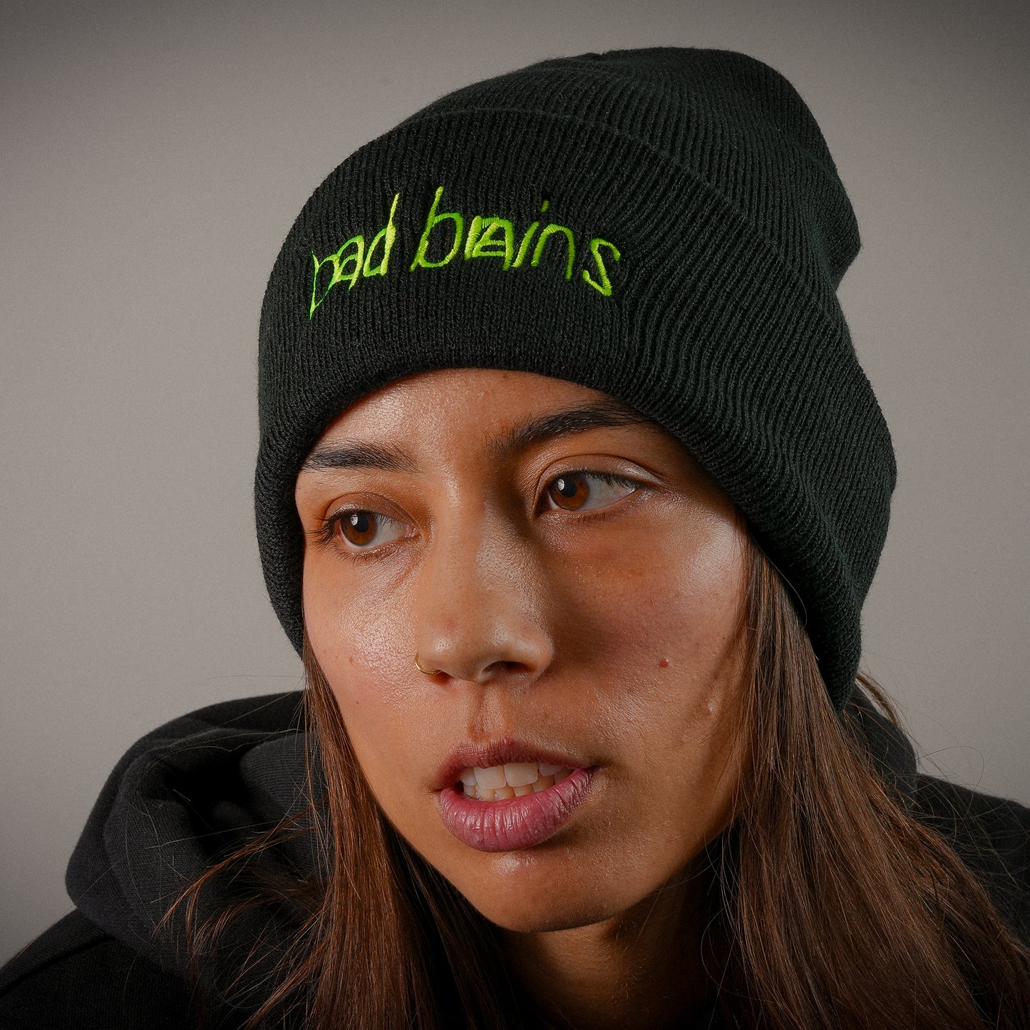 I Against I Logo Black Beanie