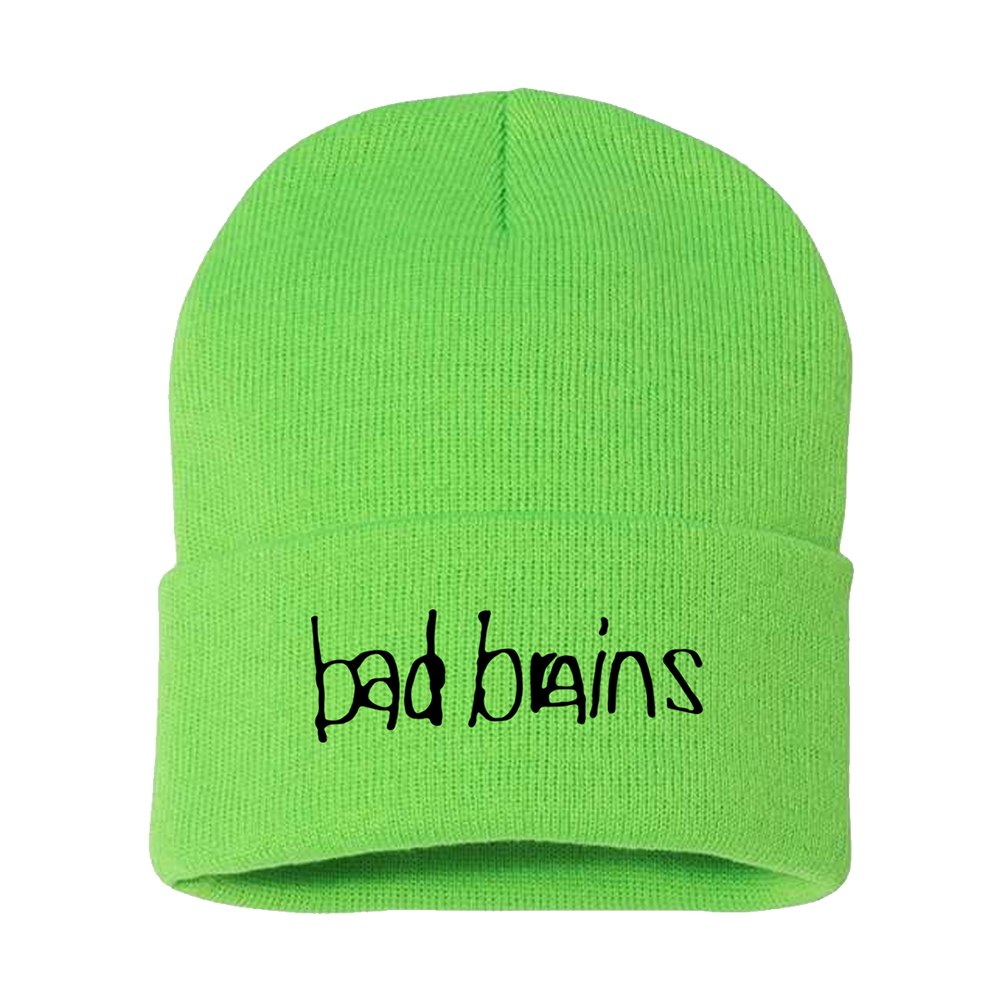 I Against I Logo Neon Green Beanie