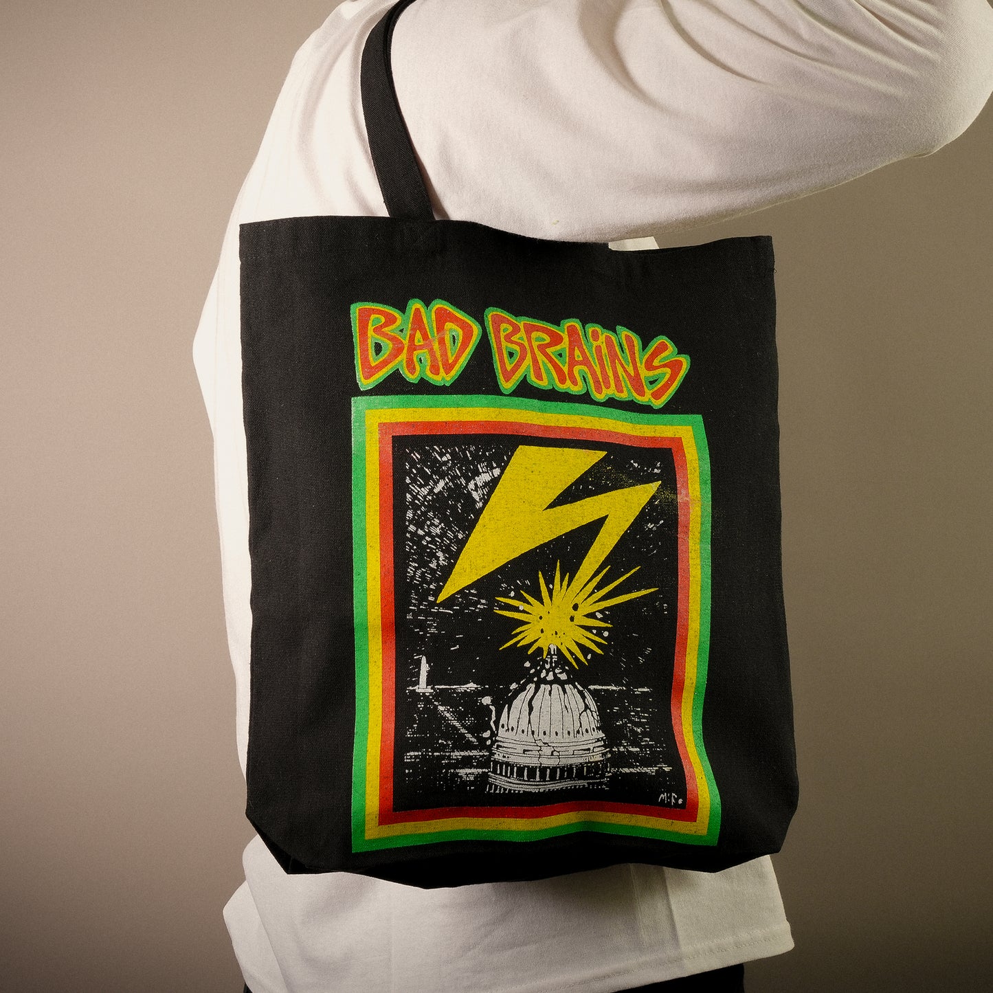 Capitol Strike Black Tote