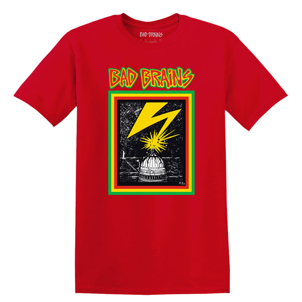 Bad Brains Capitol Logo YELLOW T-Shirt + Coolie (XL) 