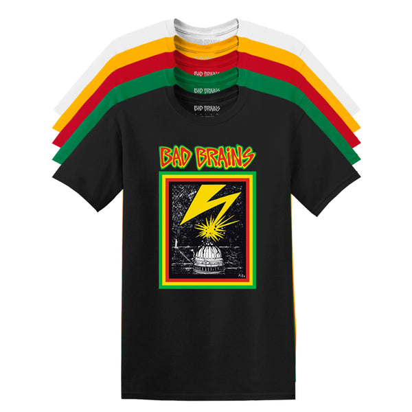 Bad Brains Capitol T Shirt Mens Licensed Rock N Roll Music Band